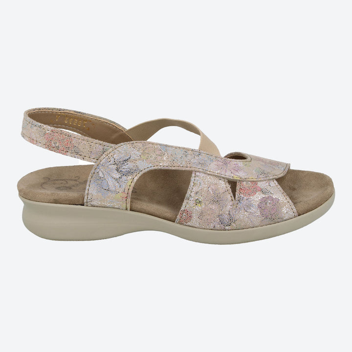 Womens Wide Fit DB Rebecca Sandals in Black - Image 1