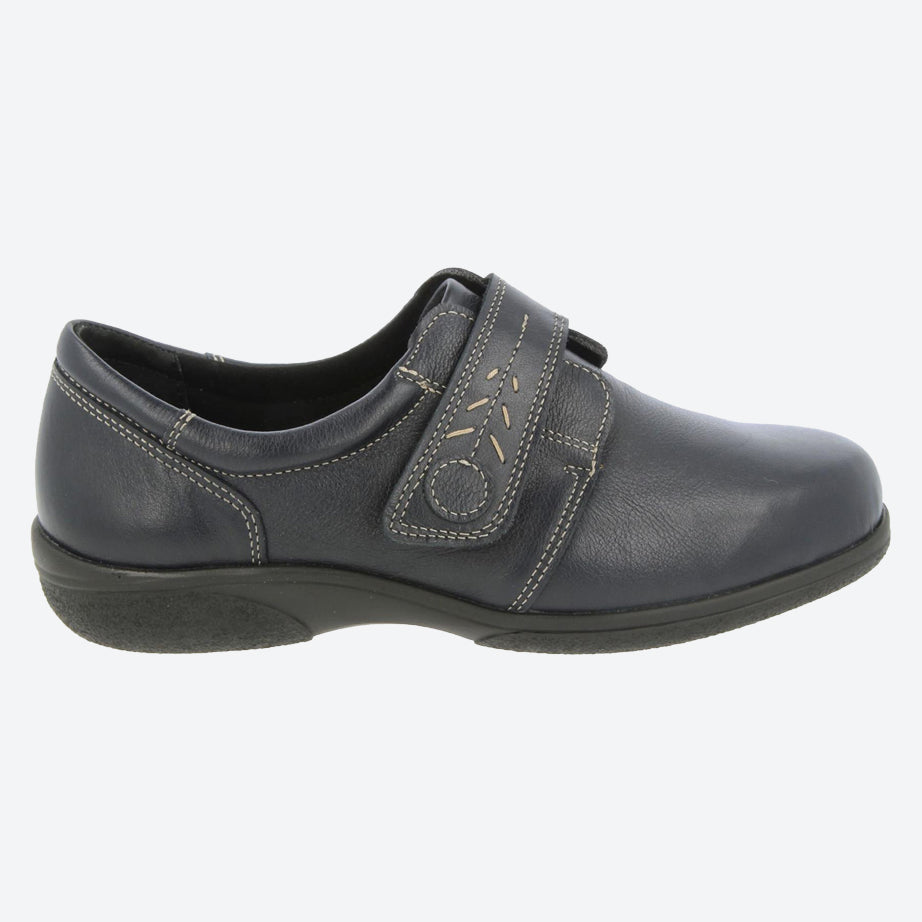 Womens Wide Fit DB Rory Shoes in Black - Image 6