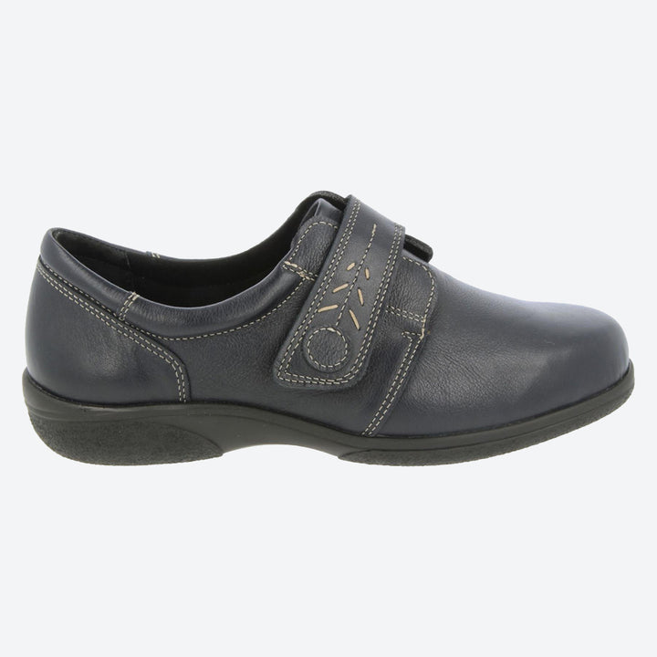Womens Wide Fit DB Rory Shoes in Black - Image 1