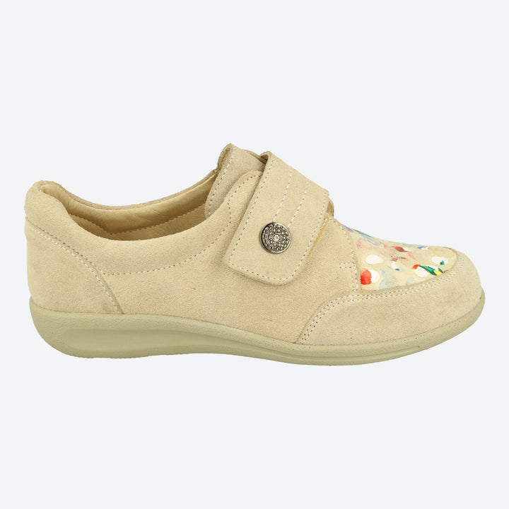 Womens Wide Fit DB Royston Shoes in Black - Image 1