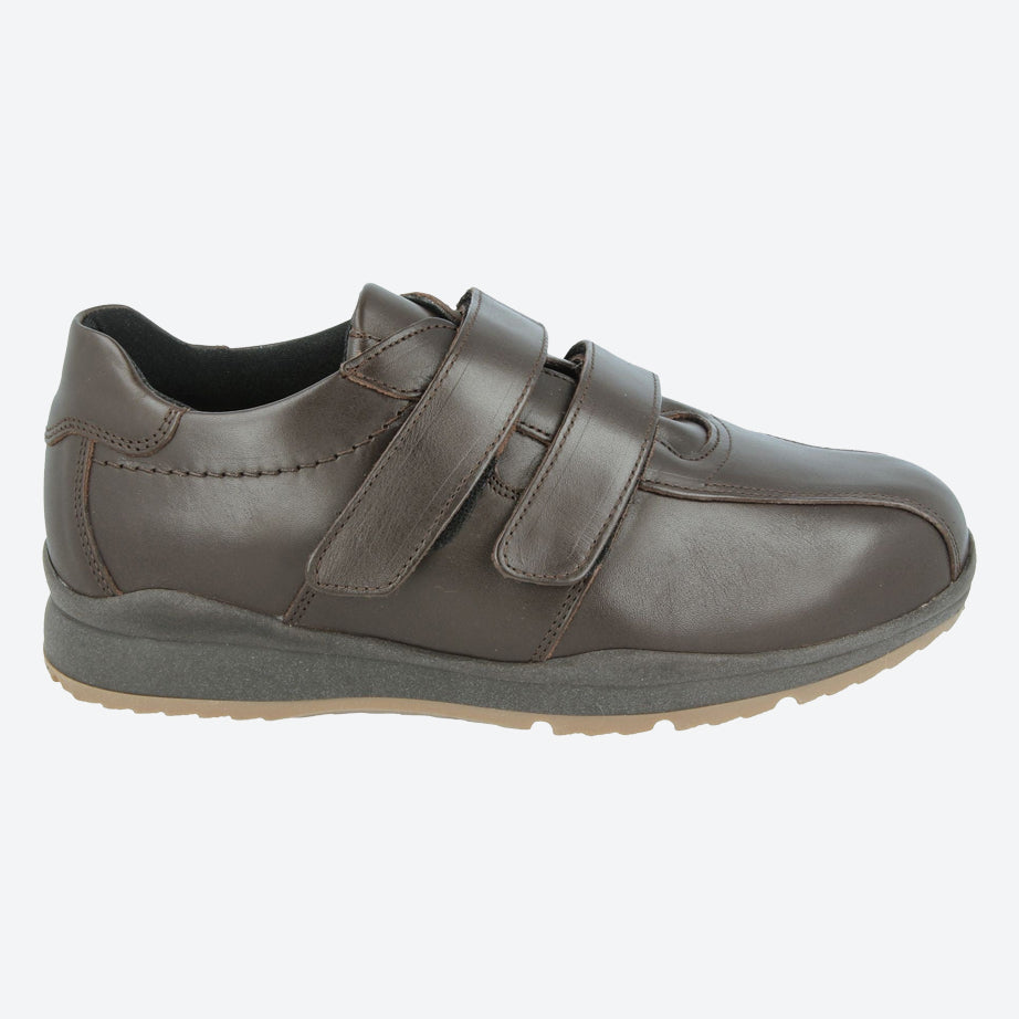 Mens Wide Fit DB Stephen Shoes in Black - Image 7