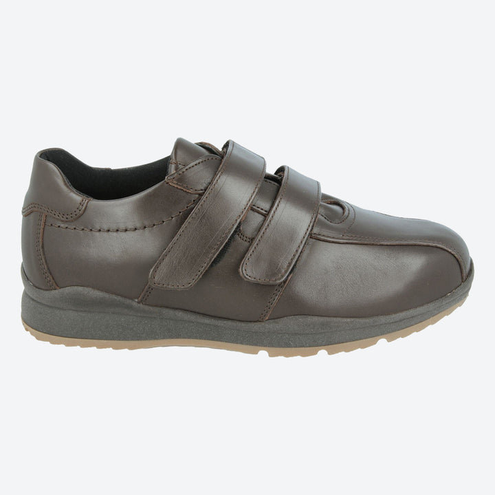 Mens Wide Fit DB Stephen Shoes in Black - Image 1