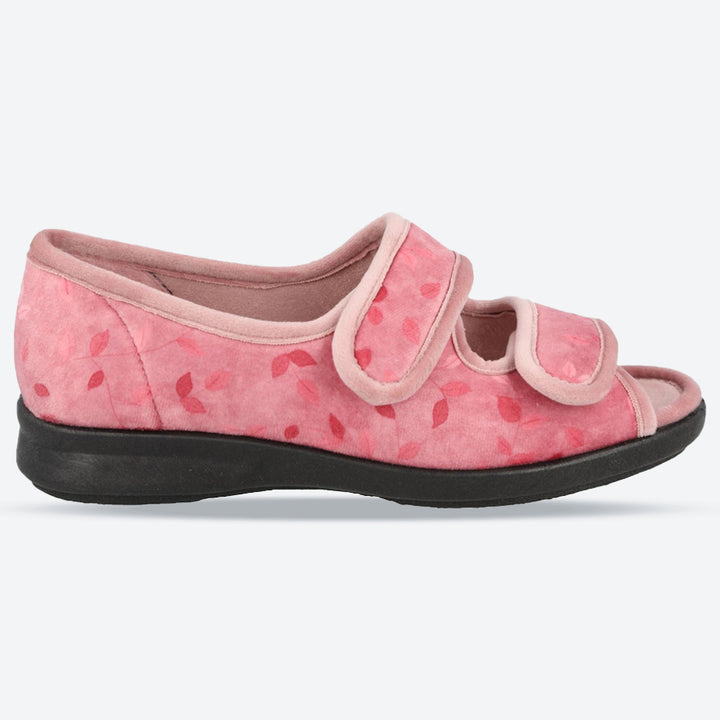 Women's Wide Fit DB Summer Slippers in Blue - Image 1