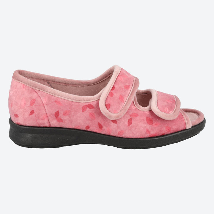 Women's Wide Fit DB Summer Slippers in Blue - Image 1