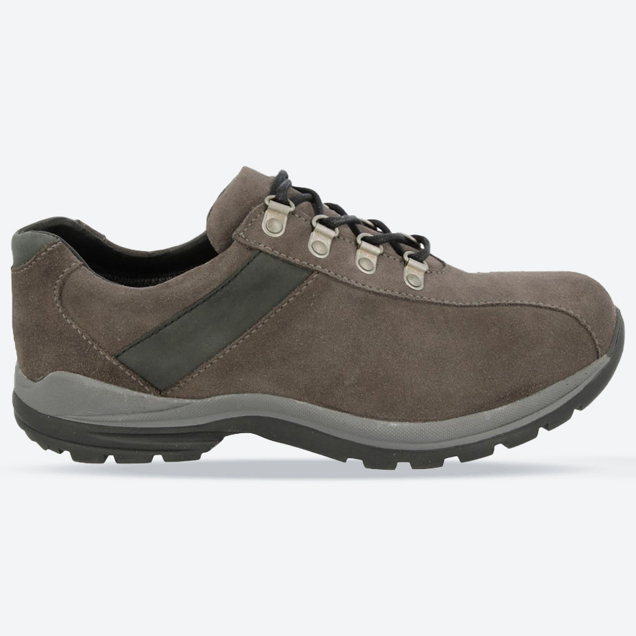 Womens Wide Fit DB Utah Waterproof Hiking Shoes in Brown suede - Image 6