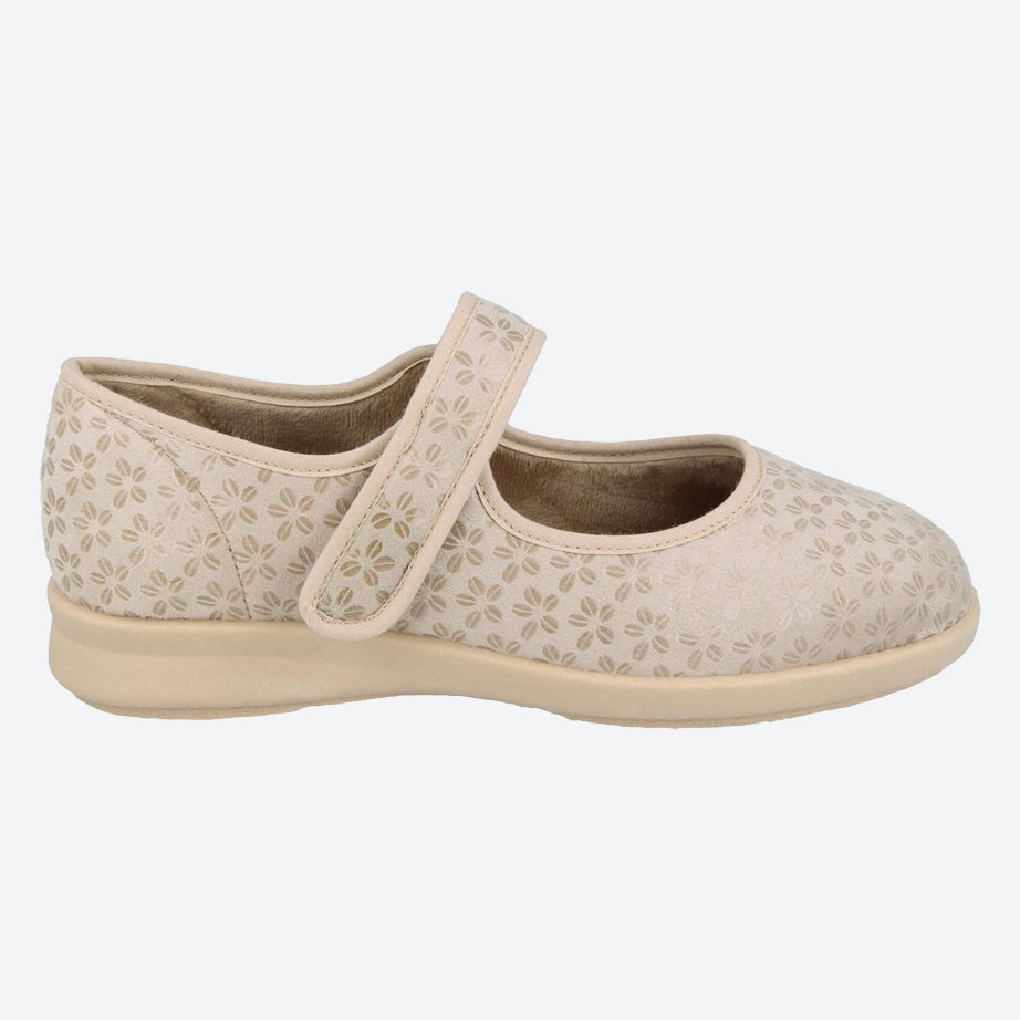 Womens Wide Fit DB Vermont Shoes in Black Stretch - Image 11