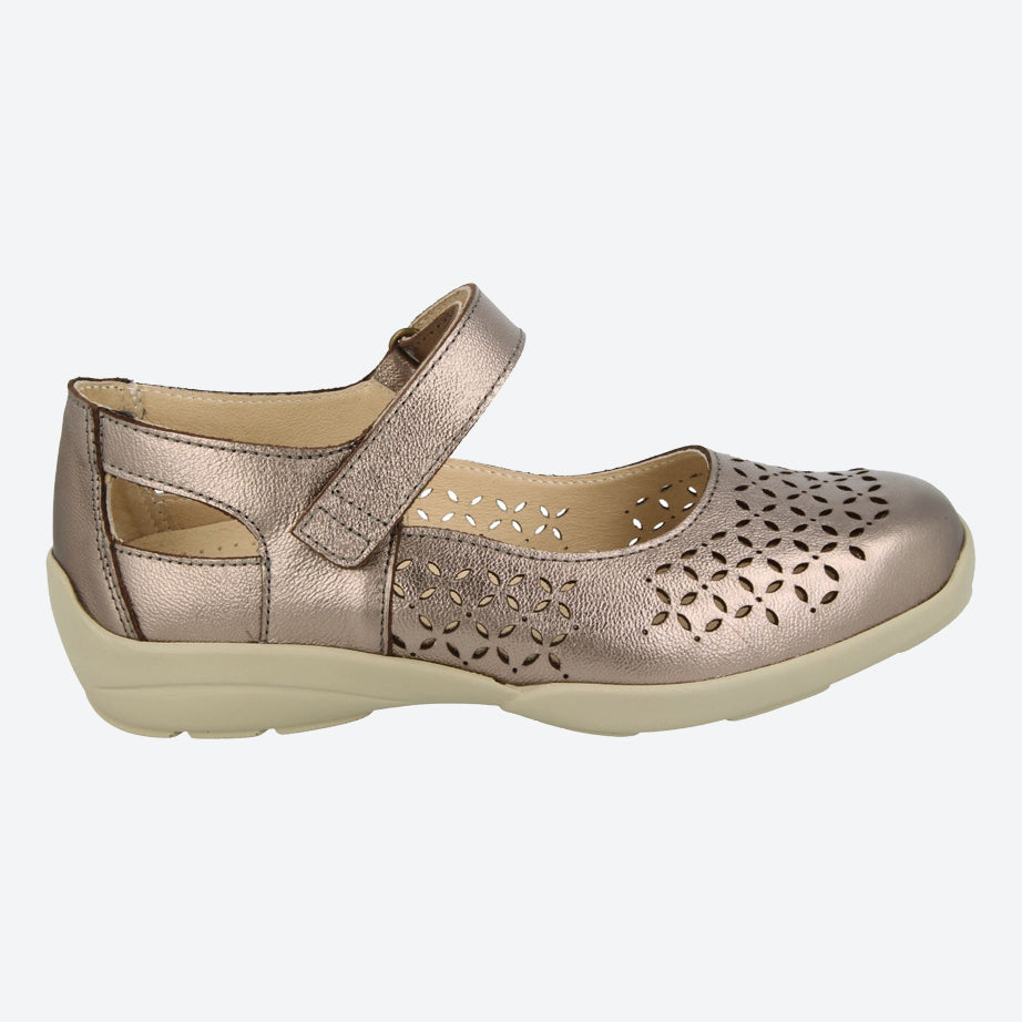 Womens Wide Fit DB Welland Sandals in Navy - Image 13