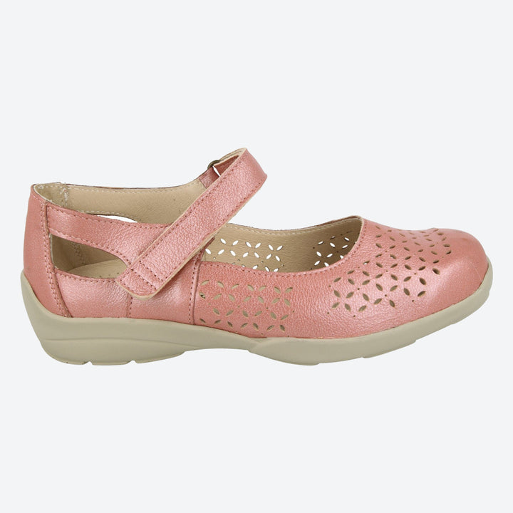 Womens Wide Fit DB Welland Sandals in Navy - Image 1