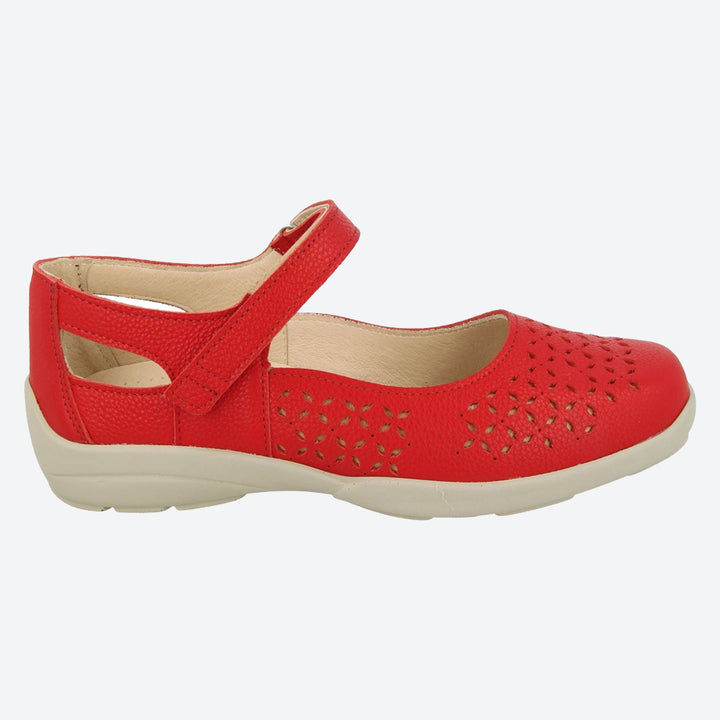 Womens Wide Fit DB Welland Sandals in Navy - Image 1