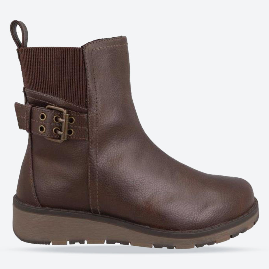 Women's Wide Fit DB Yosemite Boots in Black Synthetic - Image 7