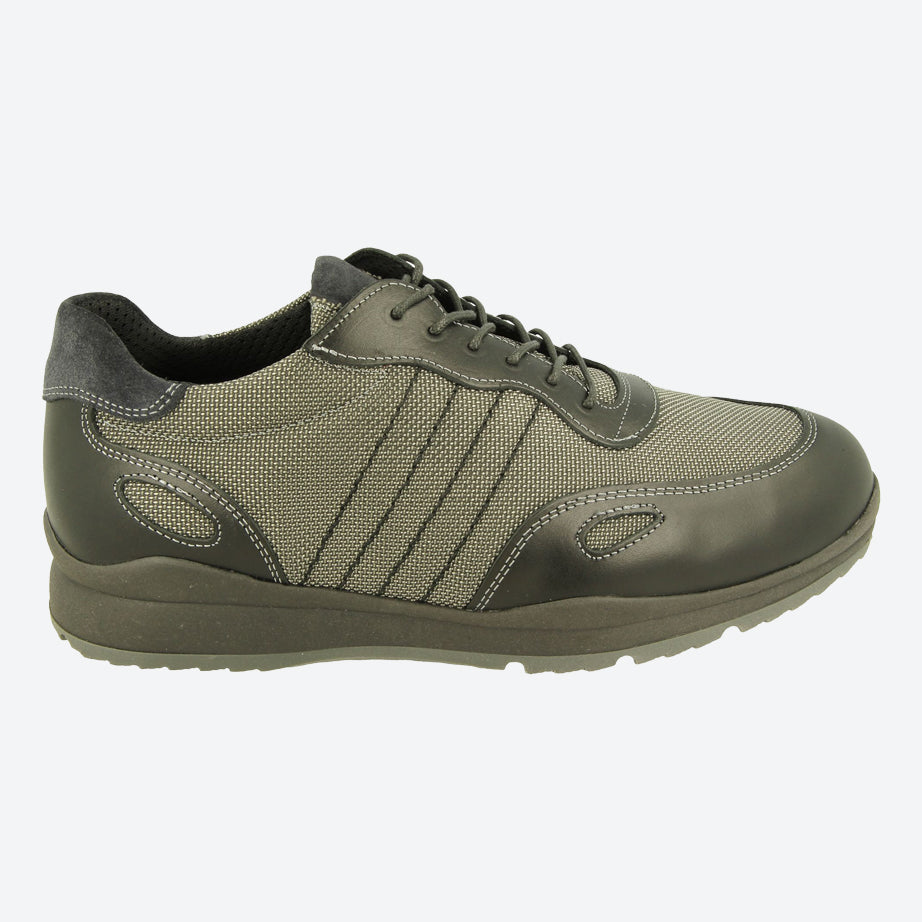 Mens Wide Fit DB Dawson Shoes in Navy - Image 4