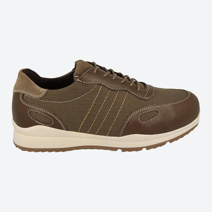 Mens Wide Fit DB Dawson Shoes in Navy - Image 1