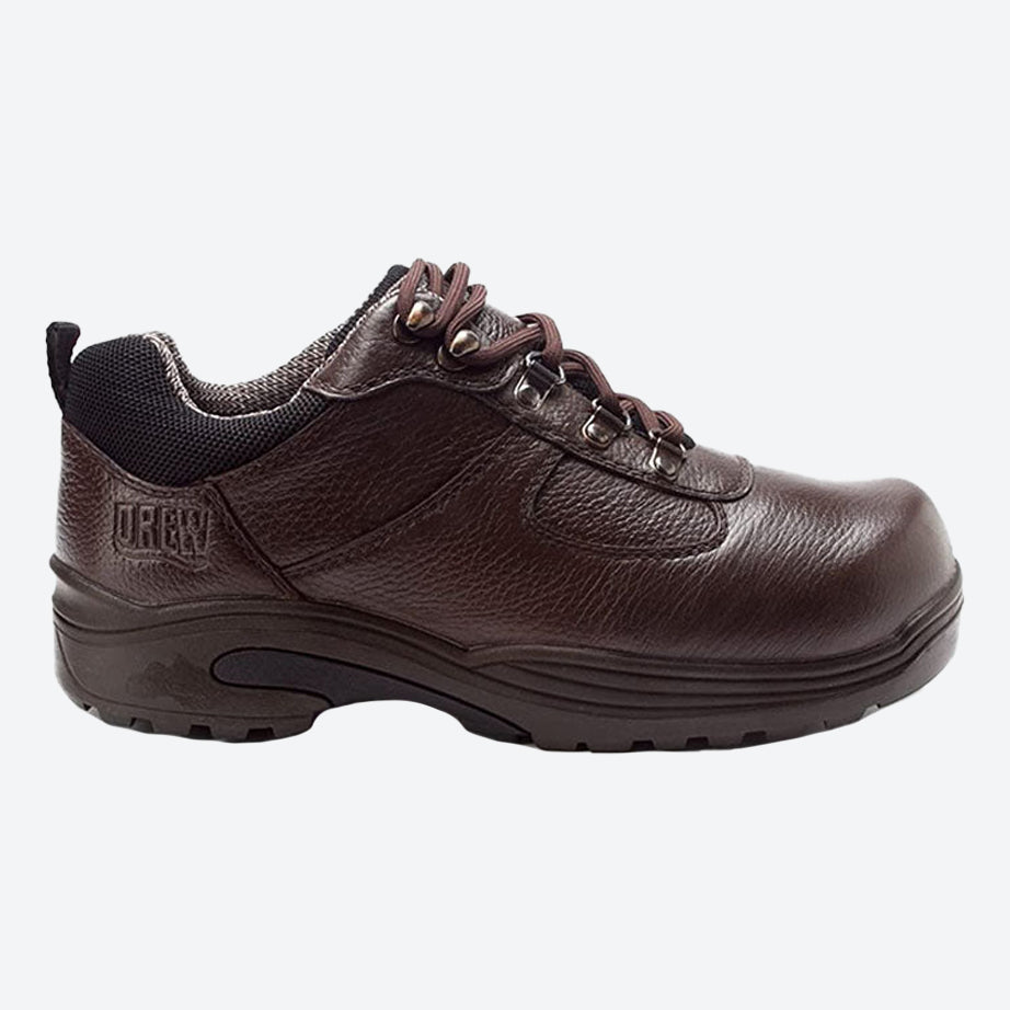 Mens Wide Fit Drew Boulder Waterproof Shoes in Black - Image 6