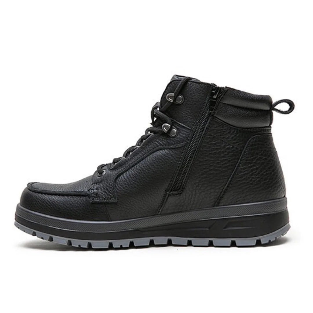 Mens Wide Fit Grunwald  A-916 Pullup Tex Trekking Boots in Black - Image 10
