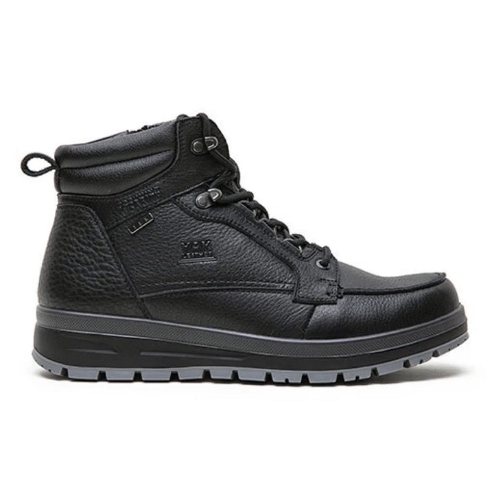 Mens Wide Fit Grunwald  A-916 Pullup Tex Trekking Boots in Black - Image 1