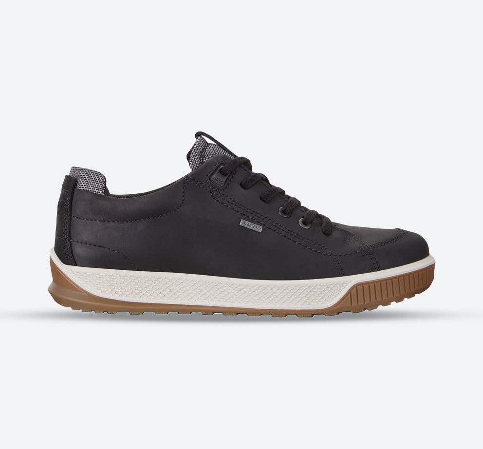 Men's Wide Fit ECCO Byway Tred GORE-TEX Shoes in Black - Image 1