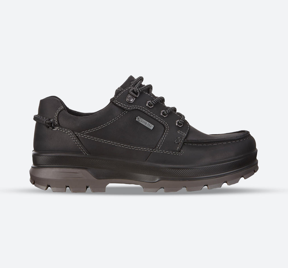 Men's Wide Fit ECCO Rugged Track Outdoor Walking Trainers in Black - Image 1