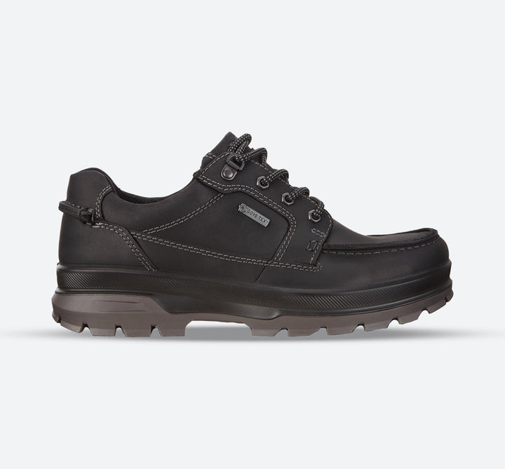 Men's Wide Fit ECCO Rugged Track Outdoor Walking Trainers in Black - Image 1