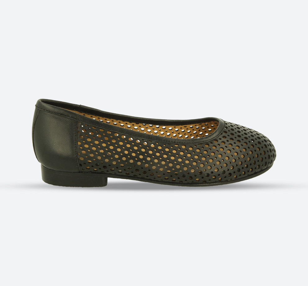 Womens Wide Fit DB Emmental Shoes in Black - Image 1