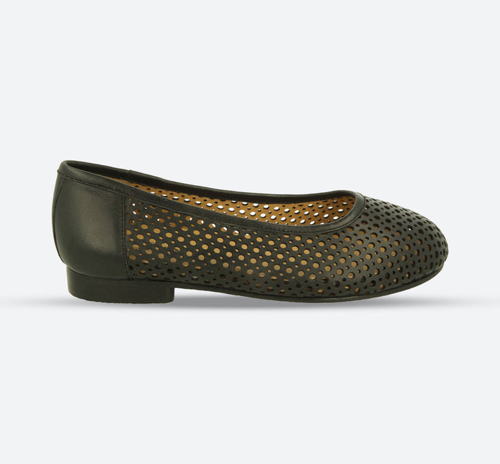Womens Wide Fit DB Emmental Shoes in Black - Image 1