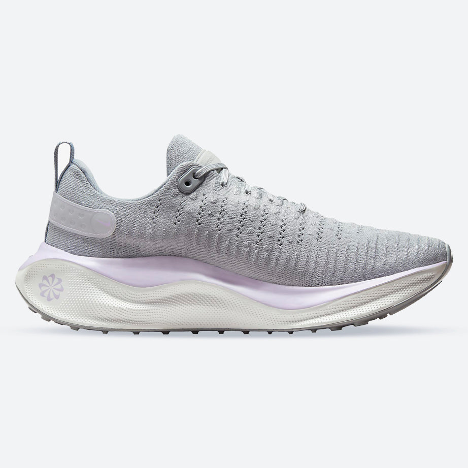 Women's Wide Fit Nike FN0880-012 Reactx Infinity Run 4 Running Trainers in Grey - Image 1