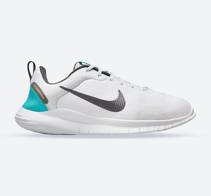 Women's Wide Fit Nike FZ4674-002 Flex Experience RN 12 Trainers in Pure Platinum/Black White - Image 1