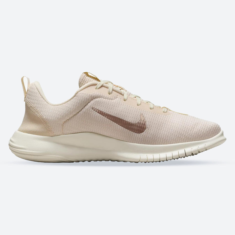 Women's Wide Fit Nike FZ4674-800 Flex Experience Run 12 Running Trainers in Guava Ice - Image 1