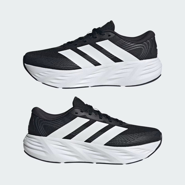 Men's Wide Fit Adidas Galaxy 8 KK4183 Running Trainers - Exclusive in Core Black - Image 1