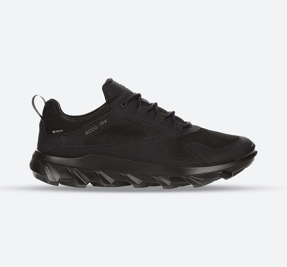 Womens Wide Fit Ecco GTX 820193 Trainers in Black - Image 1
