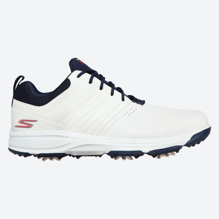 Men's Relaxed Fit Skechers 214002 Go Golf Torque Pro Sports Trainers in Grey/Red - Image 1