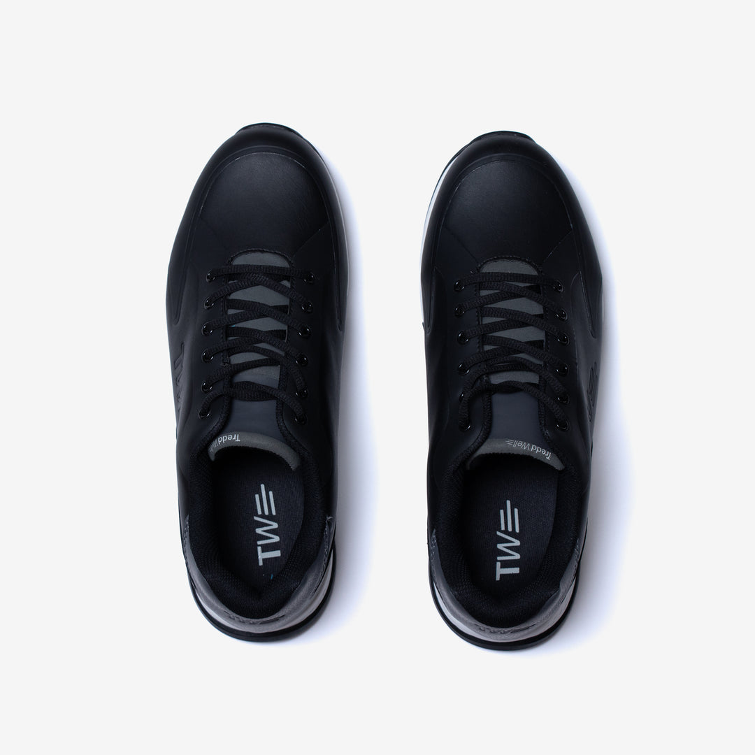 Men's Wide Fit Tredd Well Ignite Golf Pro Trainers in Black - Image 6