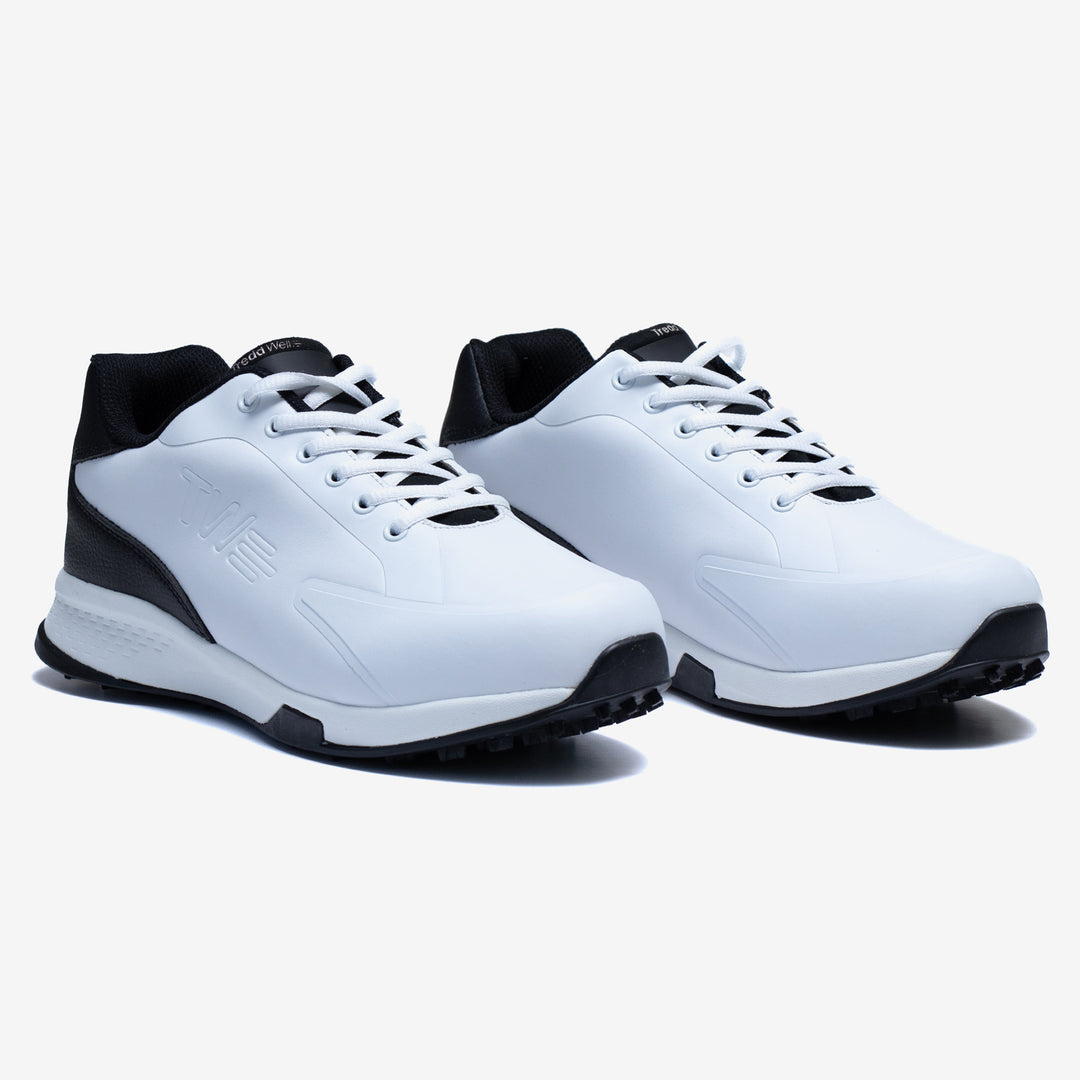 Men's Wide Fit Tredd Well Ignite Golf Pro Trainers in Black - Image 12