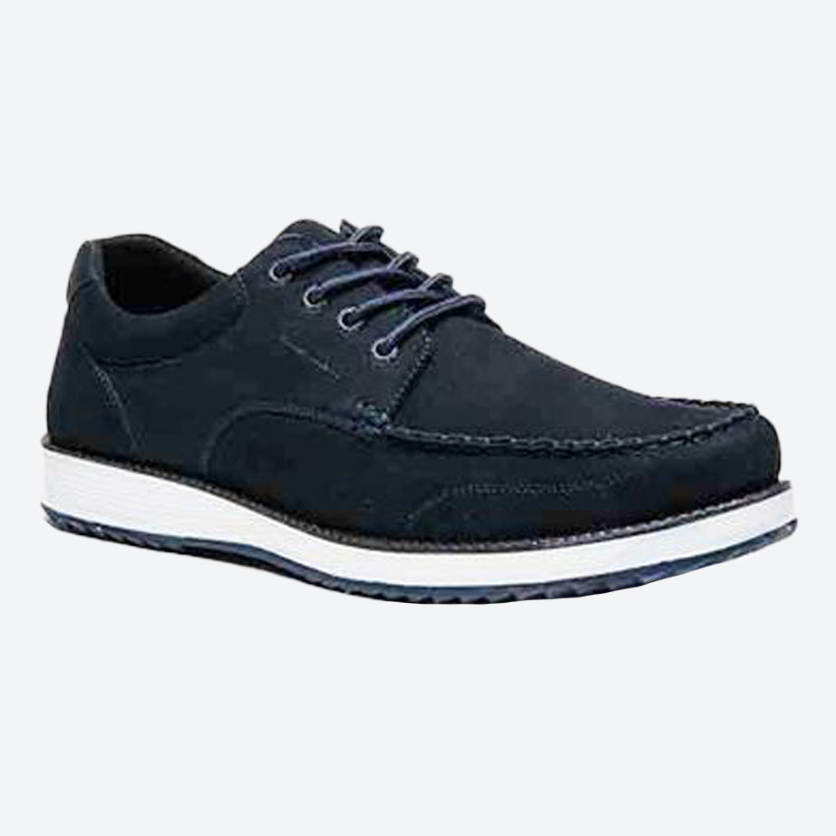 Mens Wide Fit Grunwald 1723 Lace Shoes in Navy - Image 7