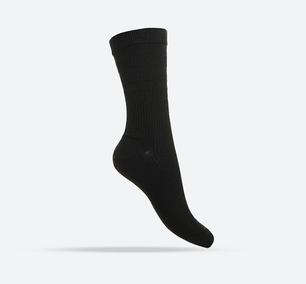 Womens Wide Fit HJ Hall HJ90 Softop Wool Socks in Black - Image 1