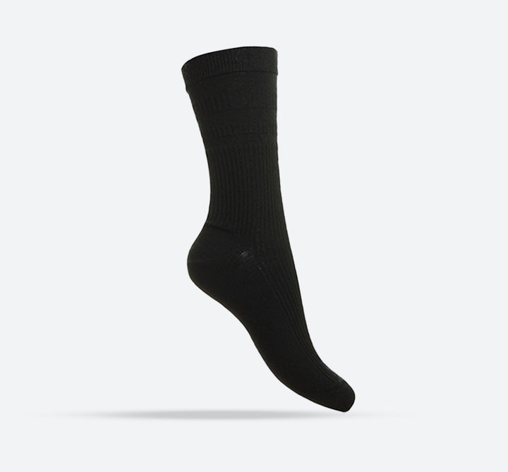 Womens Wide Fit HJ Hall HJ90 Softop Wool Socks in Black - Image 1
