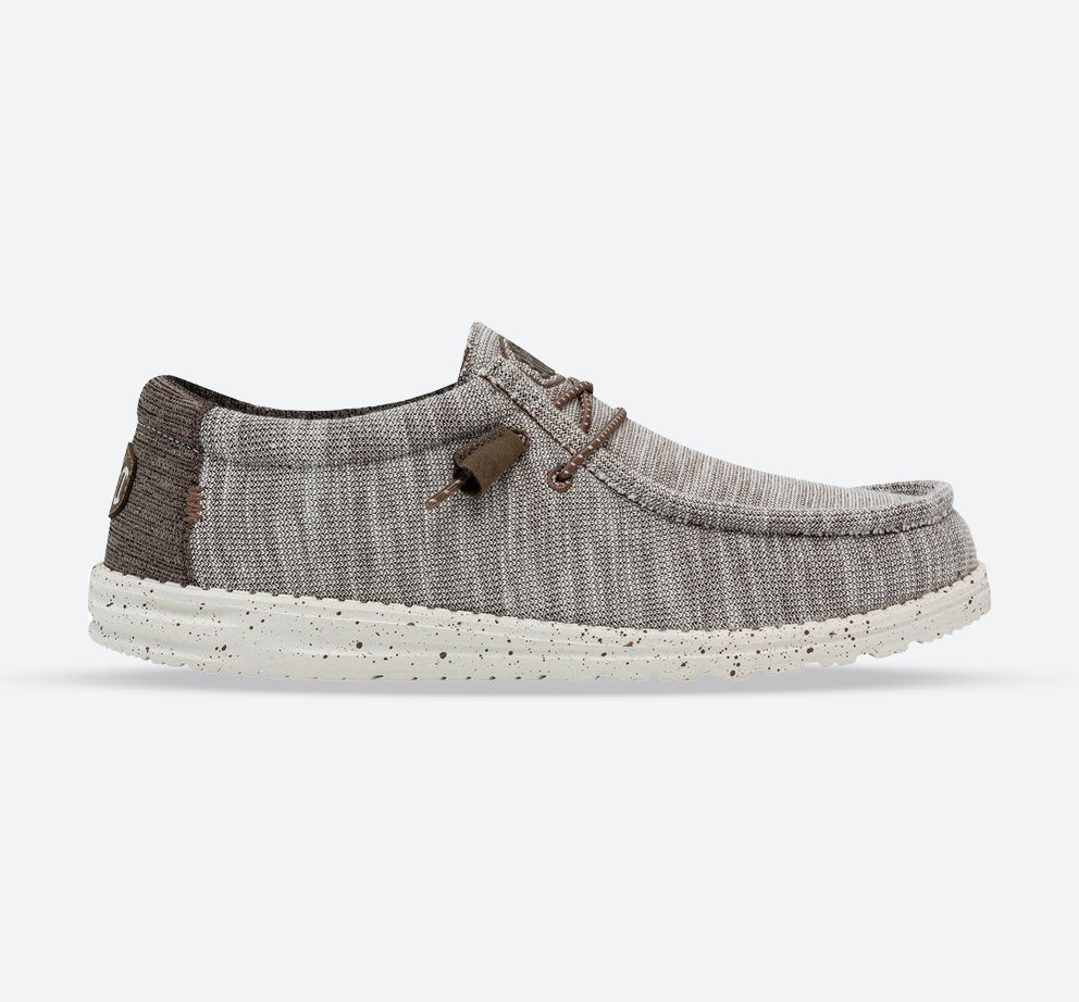 Men's Heydude Classic Wally Stretch Mix Shoes in Limestone - Image 1