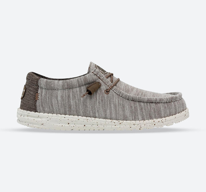 Men's Heydude Classic Wally Stretch Mix Shoes in Limestone - Image 1