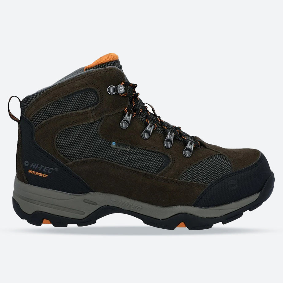Men's Wide Fit Hi-Tec Storm Hiking Boots in Charcoal/Grey - Image 15