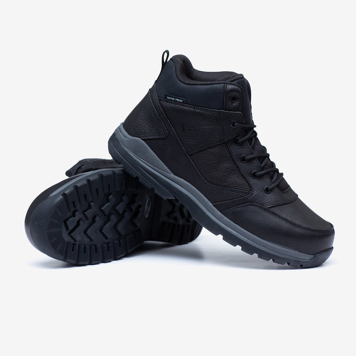 Men's Wide Fit Tredd Well Tough Hiking Boots - Black in Black - Image 1