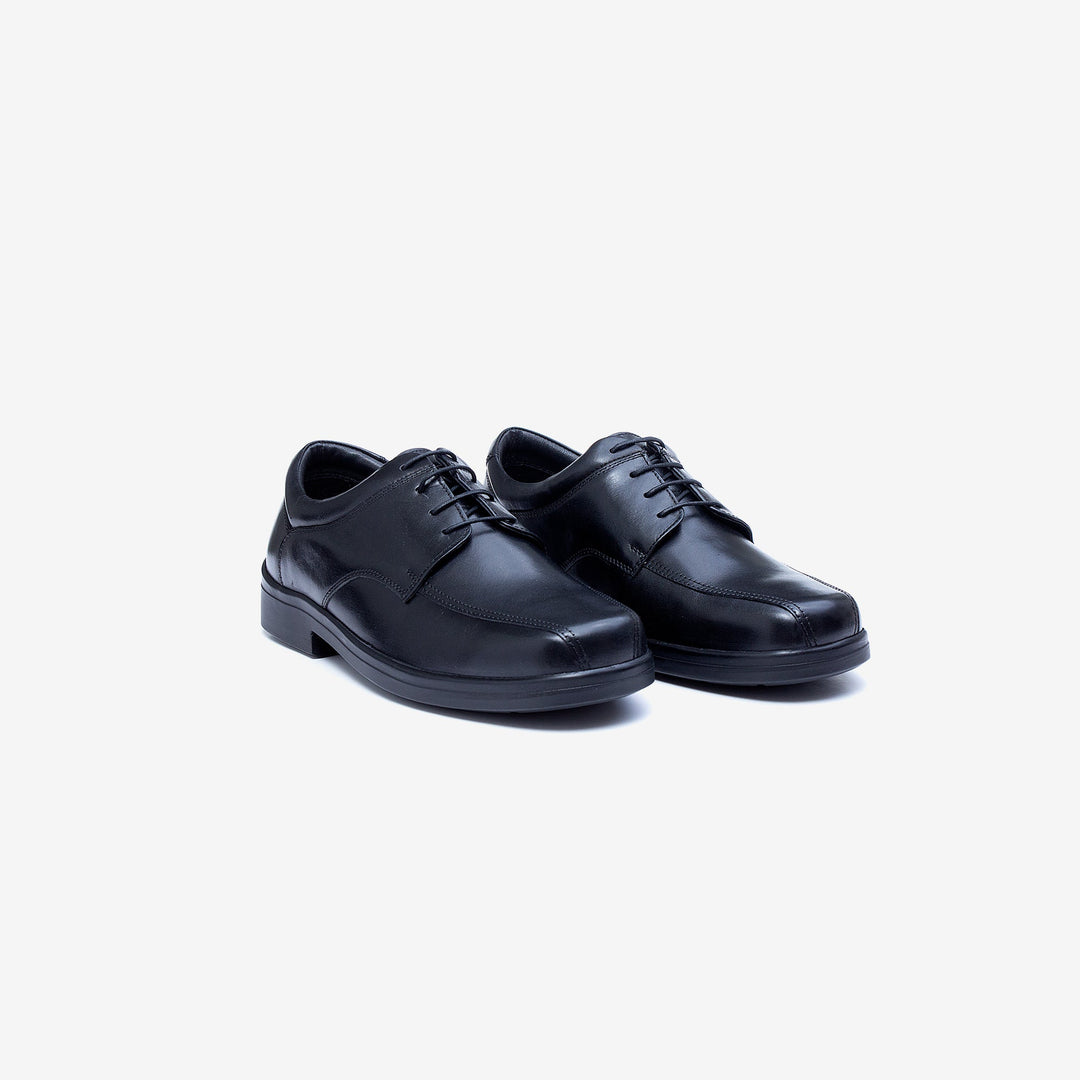 Mens Wide Fit Tredd Well Holmes Lace Shoes - Black in Black - Image 9