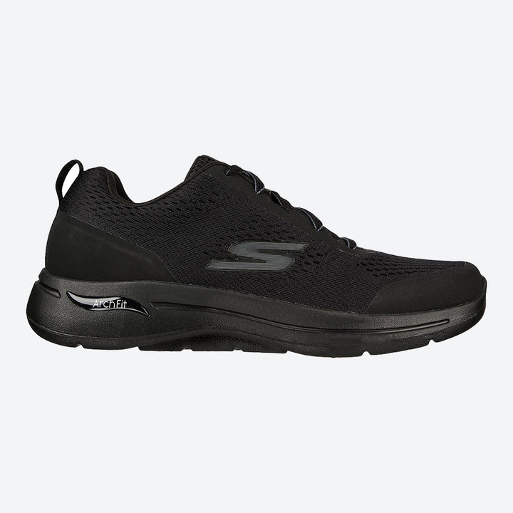 Men's Wide Fit Skechers Go Walk IDYLLIC 216116 Arch Fit Trainers in Navy - Image 1