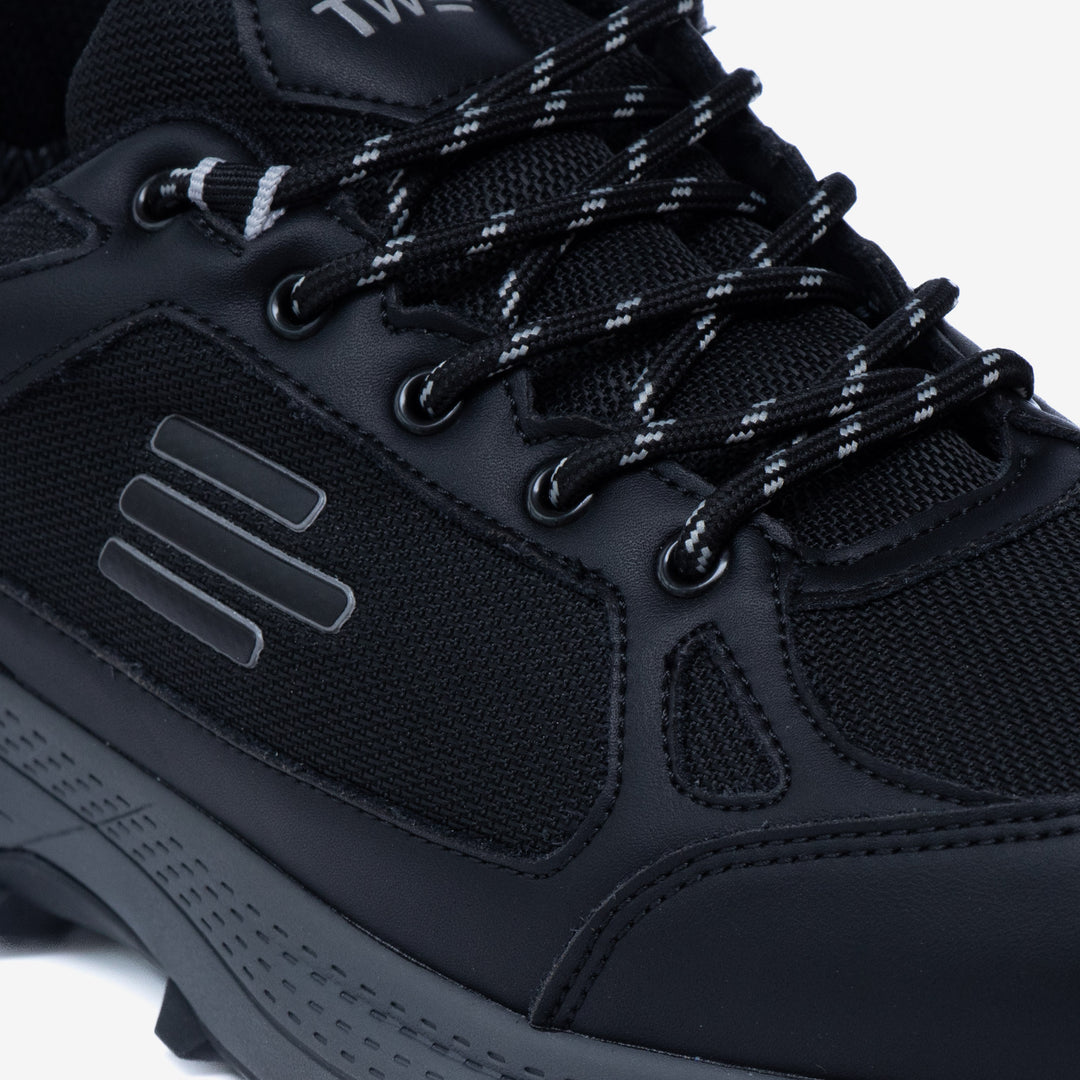 Women's Wide Fit Tredd Well Cloud Walk Trainers in Black - Image 5