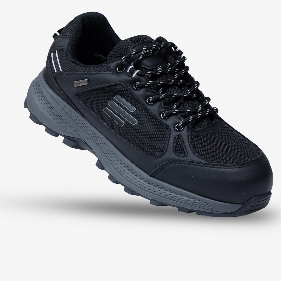 Women's Wide Fit Tredd Well Cloud Walk Trainers in Black - Image 4