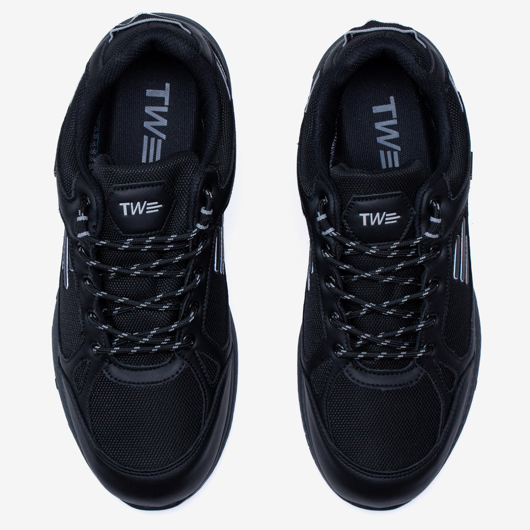 Women's Wide Fit Tredd Well Cloud Walk Trainers in Black - Image 8
