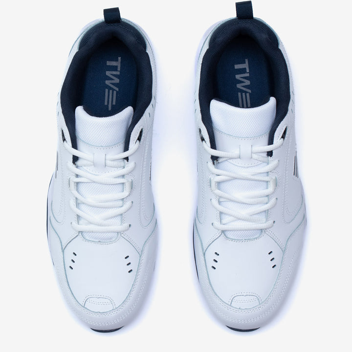 Men's Wide Fit Tredd Well Legend Trainers in Black - Image 1