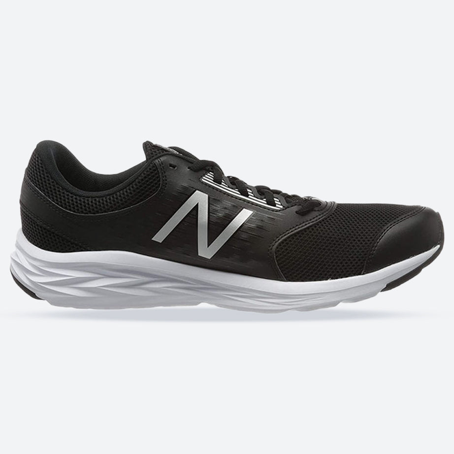 Mens Wide Fit New Balance M411LB1 Walking and Running Trainers in Black - Image 1