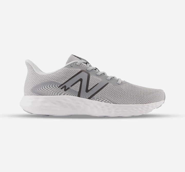 Women's Wide Fit New Balance M411LG3 Walking and Running Trainers - Grey/White in Grey/White - Image 1