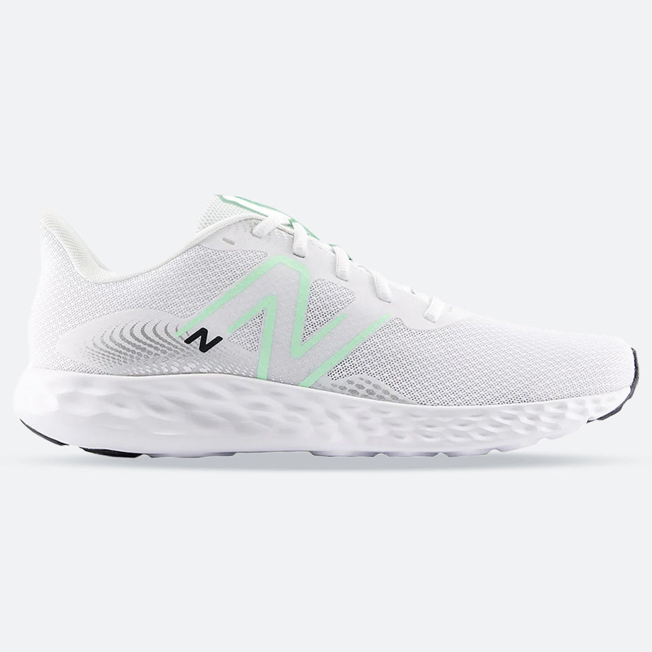 Men's Wide Fit New Balance M411RN3 Running Trainers in White - Image 1