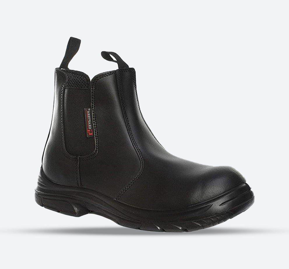Mens Wide Fit Grafters M9502A Safety Boots in Black - Image 1