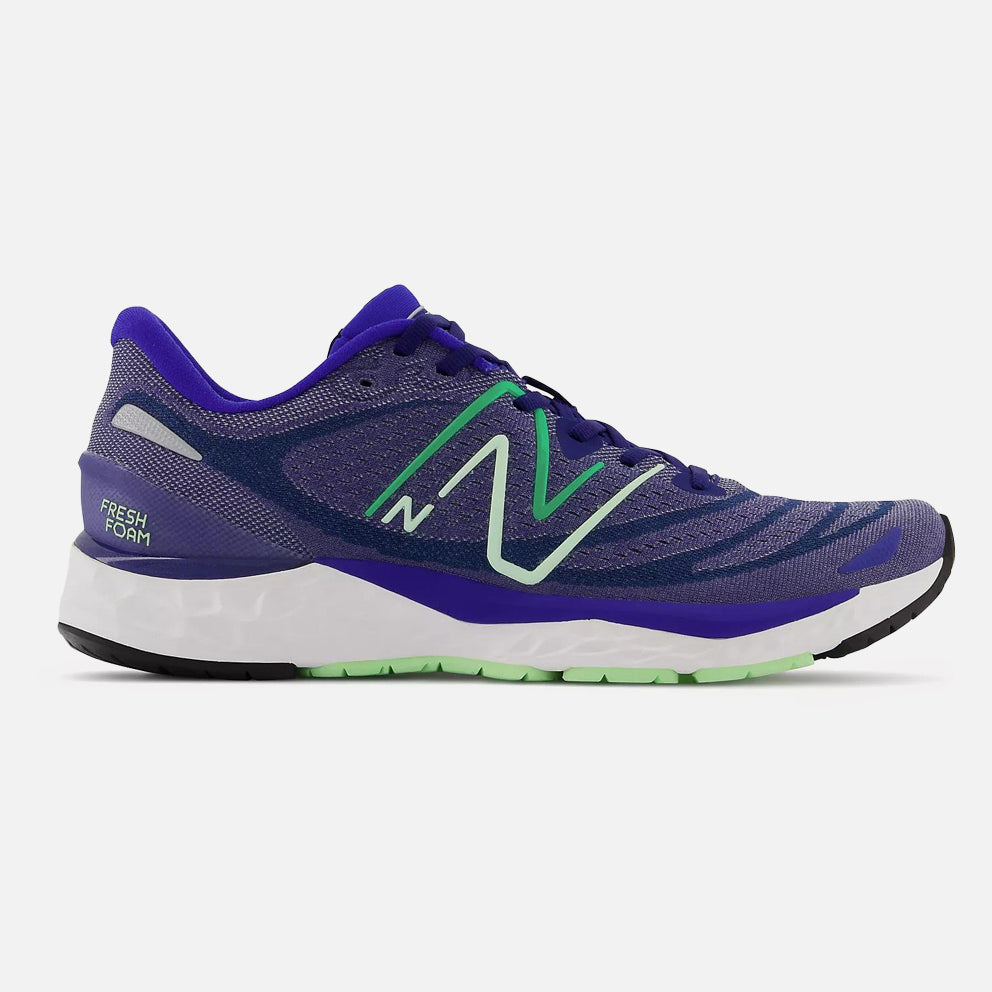 Women's Wide Fit New Balance MSOLVPW4 Running/Walking Trainers - Blue/Grey in Blue/Grey - Image 2